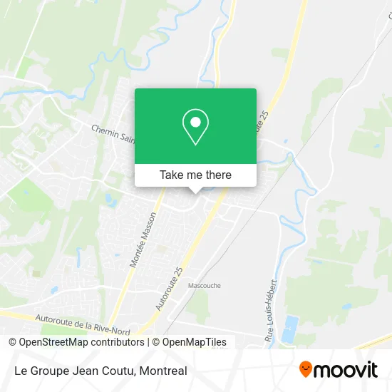 Le Groupe Jean Coutu map