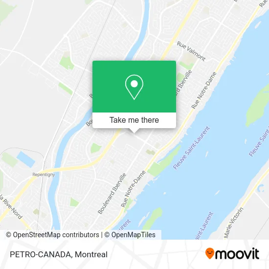 PETRO-CANADA map