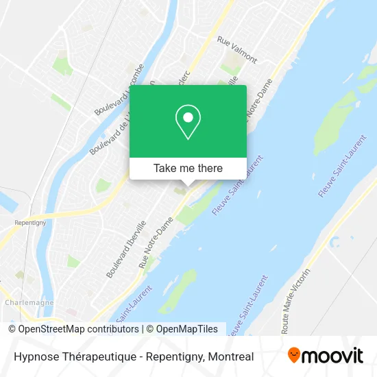 Hypnose Thérapeutique - Repentigny map