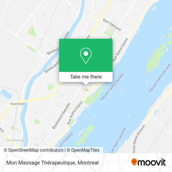 Mon Massage Thérapeutique map