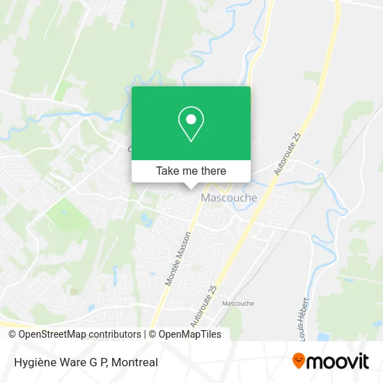 Hygiène Ware G P map