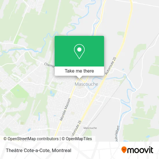 Theâtre Cote-a-Cote map