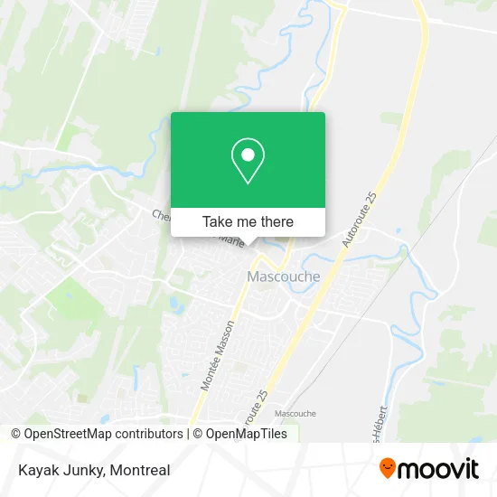 Kayak Junky map