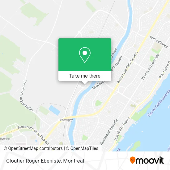 Cloutier Roger Ebeniste map
