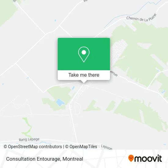 Consultation Entourage map