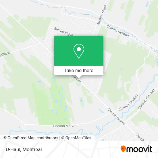 U-Haul map