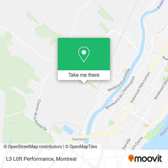 L3 L0ft Performance map