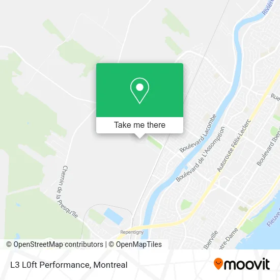 L3 L0ft Performance map