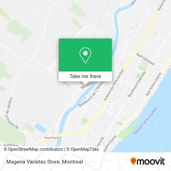 Magena Varietes Store map