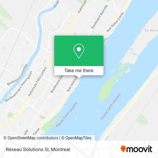Réseau Solutions Sl map