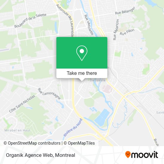 Organik Agence Web map