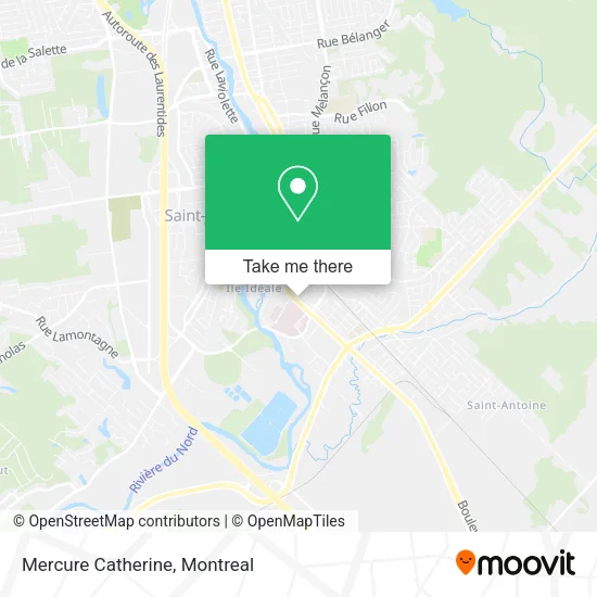 Mercure Catherine map