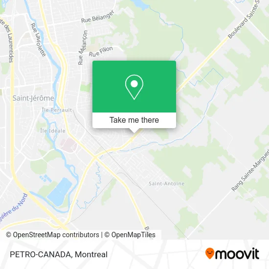 PETRO-CANADA map