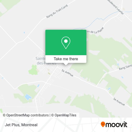 Jet Plus map
