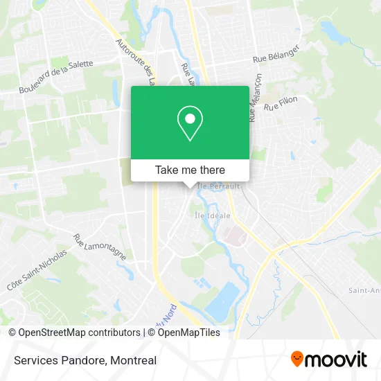 Services Pandore map