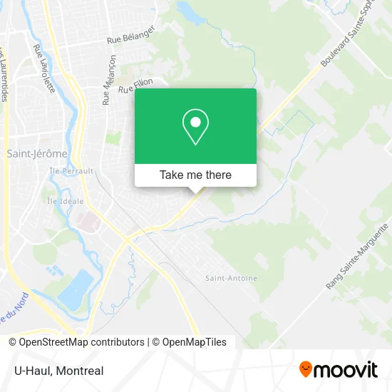 U-Haul map