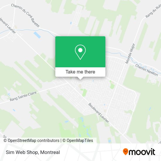 Sim Web Shop map