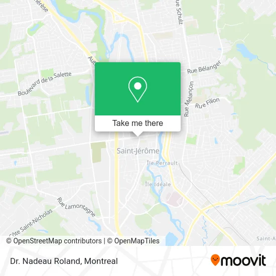 Dr. Nadeau Roland map