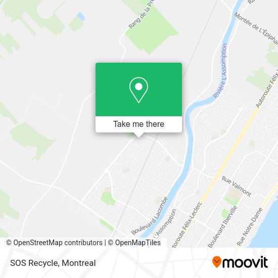 SOS Recycle map