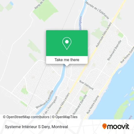 Systeme Intérieur S Dery map