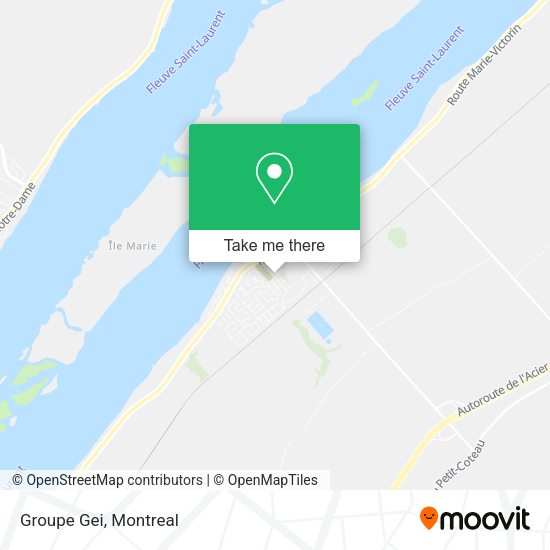 Groupe Gei map