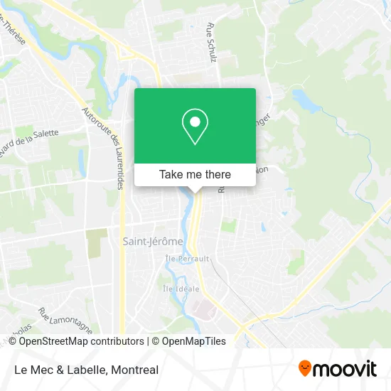 Le Mec & Labelle map