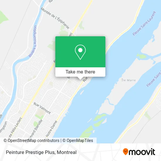 Peinture Prestige Plus map