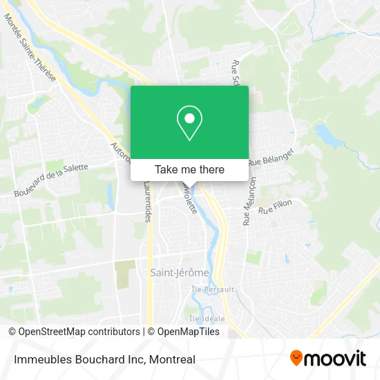 Immeubles Bouchard Inc map
