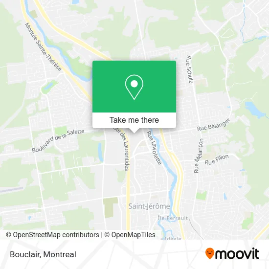 Bouclair map