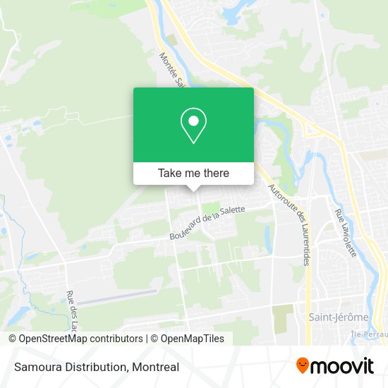 Samoura Distribution map