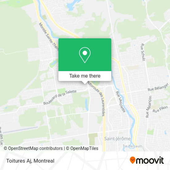 Toitures Aj map