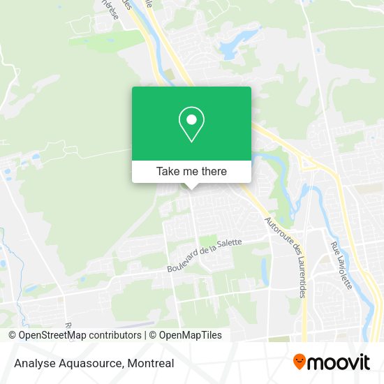 Analyse Aquasource map