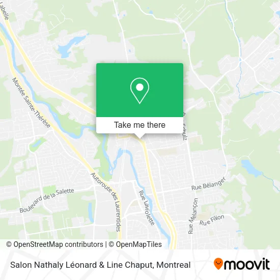 Salon Nathaly Léonard & Line Chaput map