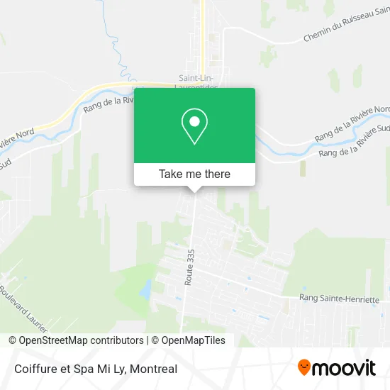 Coiffure et Spa Mi Ly map