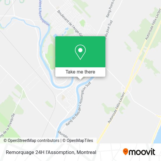 Remorquage 24H l'Assomption map