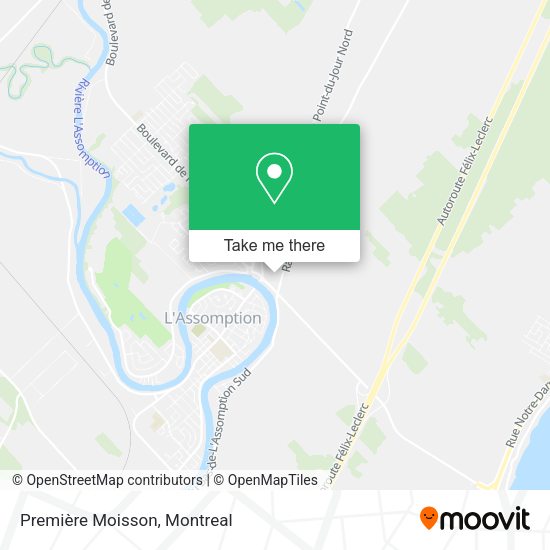 Première Moisson map