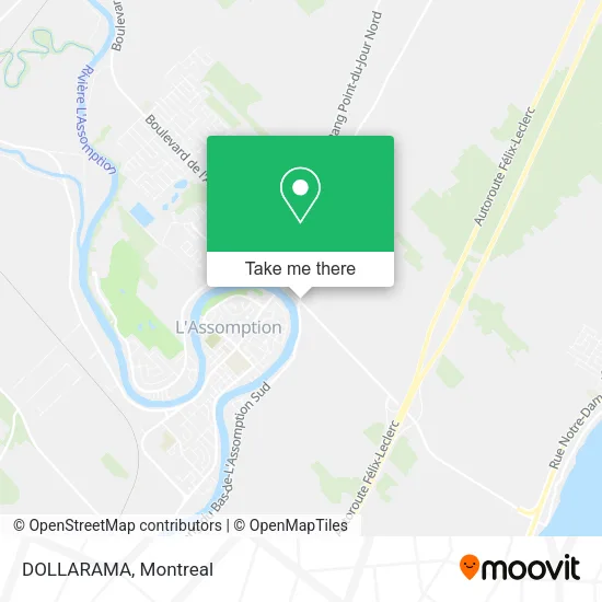 DOLLARAMA map