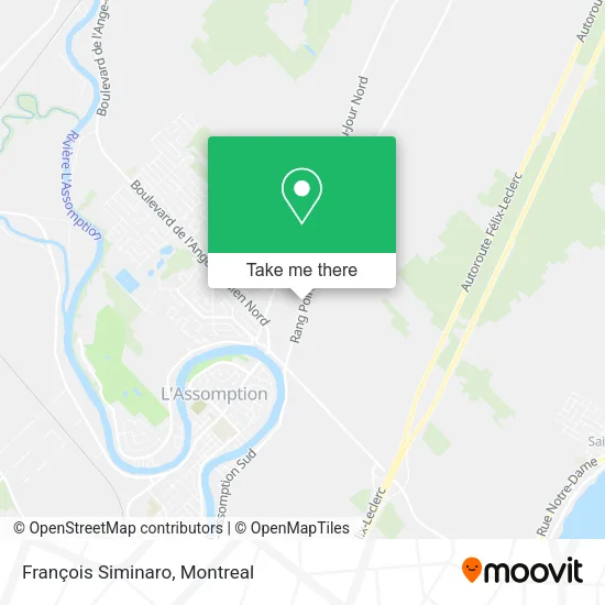 François Siminaro map