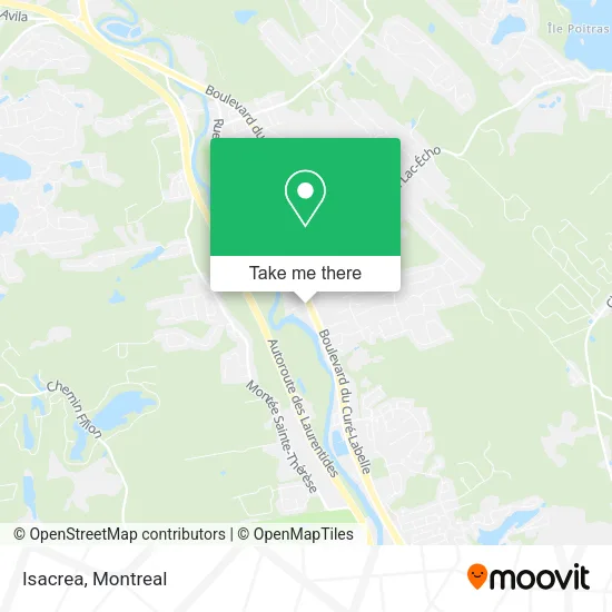 Isacrea map