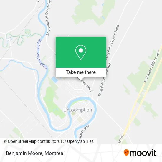 Benjamin Moore map