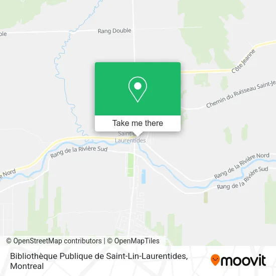 Bibliothèque Publique de Saint-Lin-Laurentides map