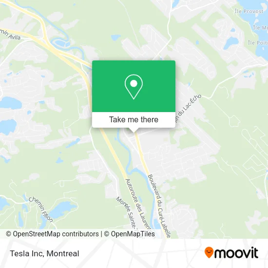 Tesla Inc map