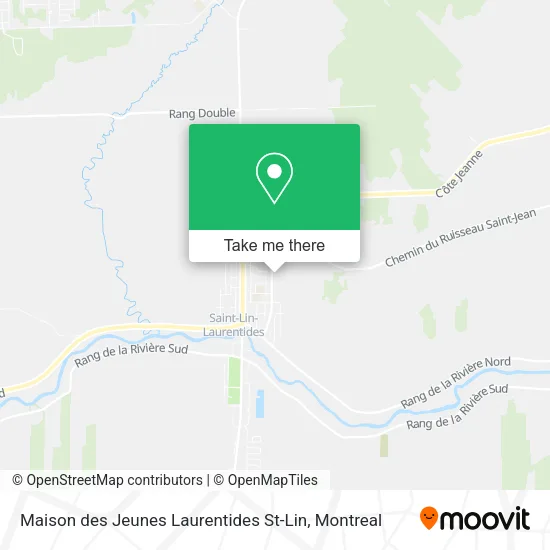 Maison des Jeunes Laurentides St-Lin map