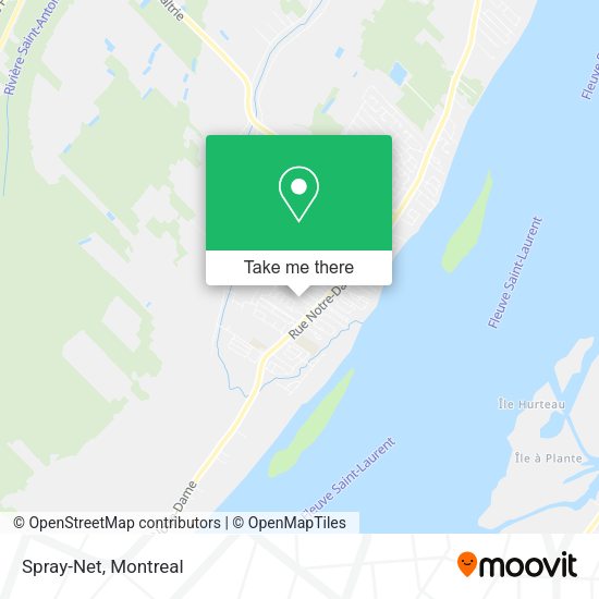 Spray-Net map
