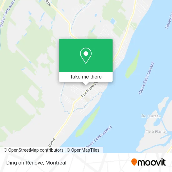 Ding on Rénové map