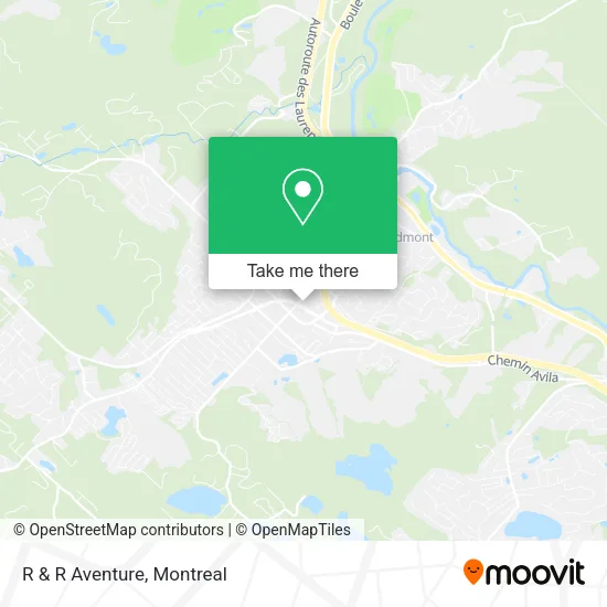 R & R Aventure map