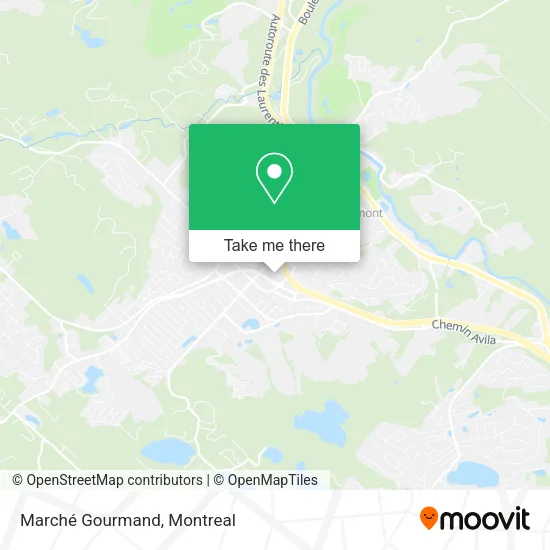 Marché Gourmand map