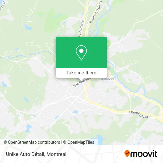 Unike Auto Détail map