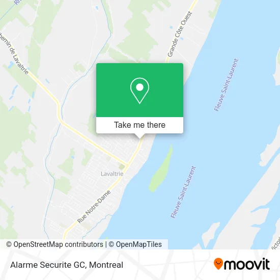 Alarme Securite GC map