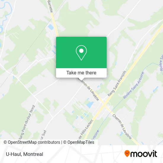 U-Haul map
